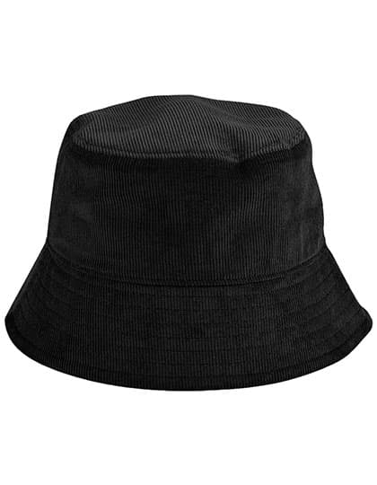 EarthAware® Organic Cord Bucket Hat — Black