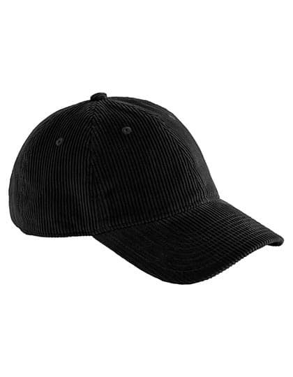 Corduroy Dad Cap — Black