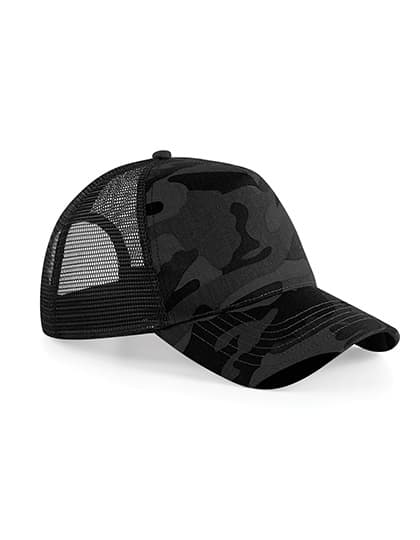 Camo Snapback Trucker — Midnight Camo