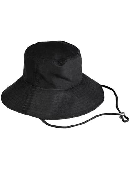 Wide Brim Sun Hat — Black