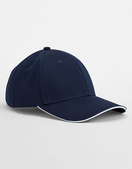 EarthAware® Classic Organic Cotton 6 Panel Cap - Sandwich Peak — French Navy