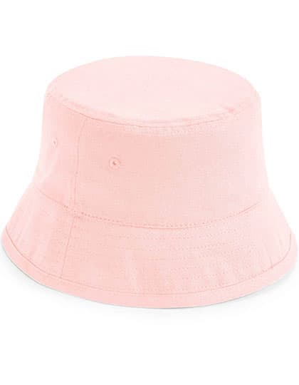 Junior Organic Cotton Bucket Hat — Powder Pink