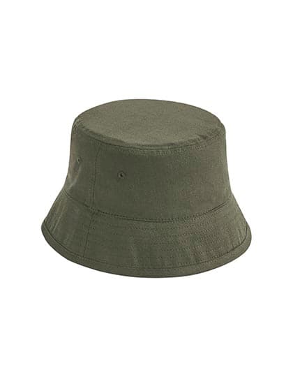 Organic Cotton Bucket Hat — Olive Green