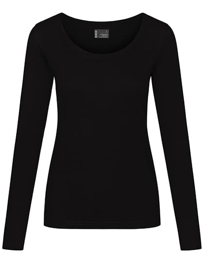 Women´s T-Shirt Long Sleeve — Black