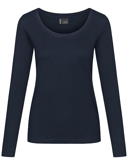 Women´s T-Shirt Long Sleeve — Navy