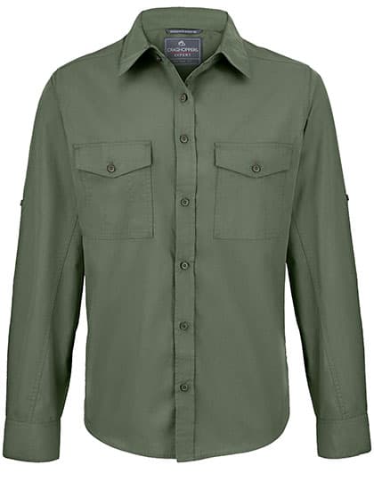 Expert Kiwi Long Sleeved Shirt — Dark Cedar Green