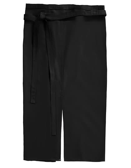 Slit Apron Milano 80 x 100 cm — Black