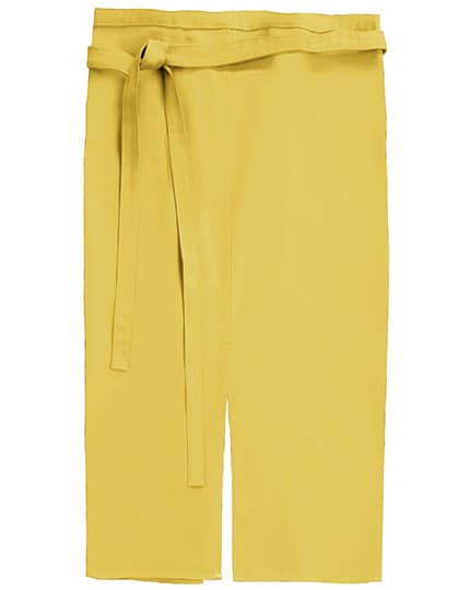 Slit Apron Milano 80 x 100 cm — Curry