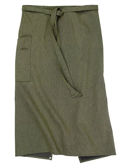 Bistro Apron Macerata — Green Melange