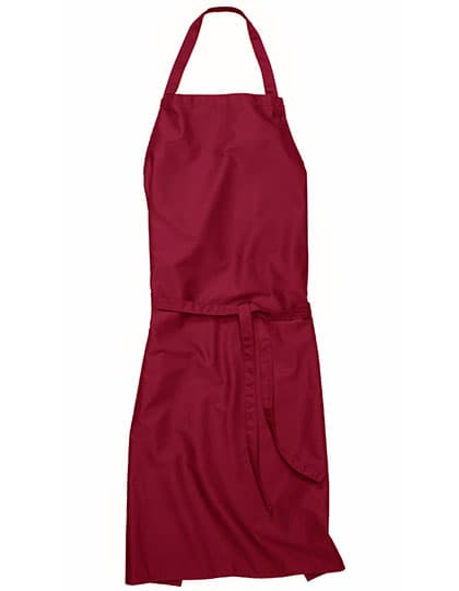 Bib Apron Verona 90 — Cherry