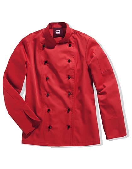 Ladies´ Chef Jacket Rimini — Red