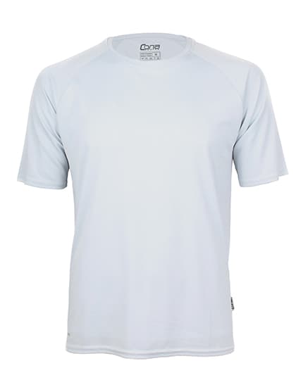 Rainbow Tech Tee — Ice Grey