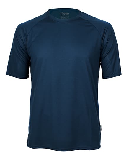 Rainbow Tech Tee — Navy