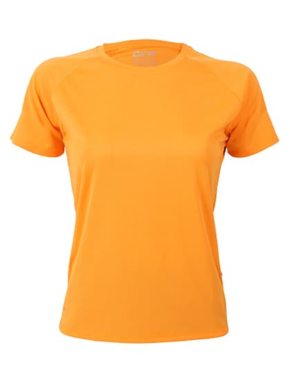 Ladies´ Rainbow Tech Tee — Gold Yellow