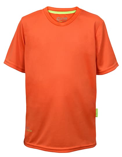 Kids Evolution Tech Tee — Orange