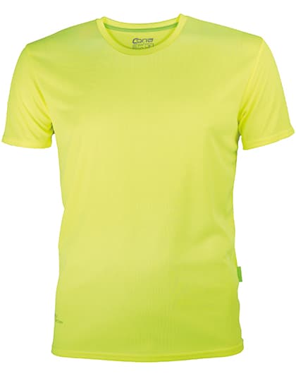 Evolution Tech Tee — Neon Yellow
