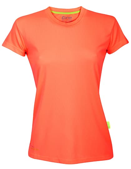 Ladies´ Evolution Tech Tee — Neon Peach
