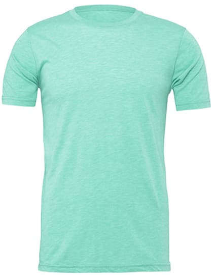 Unisex Heather CVC Short Sleeve Tee — Heather Mint