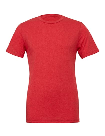 Unisex Triblend Crew Neck T-Shirt — Red Triblend (Heather)