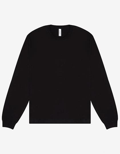 Unisex Heavyweight Long Sleeve Tee — Black