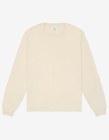 Unisex Heavyweight Long Sleeve Tee — Natural