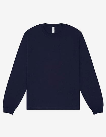 Unisex Heavyweight Long Sleeve Tee — Navy