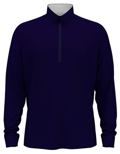 Men´s 1/4 Zip Pullover — Peacoat