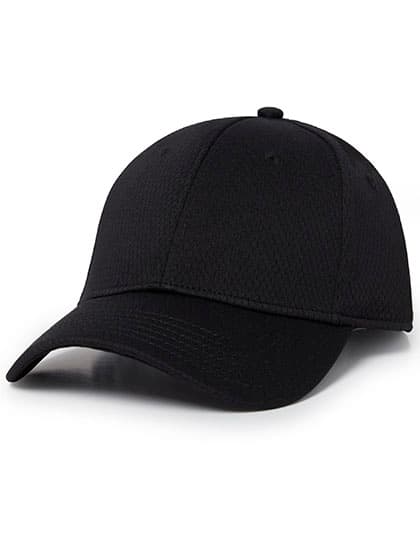 Ladies Fronted Crested Cap — Black