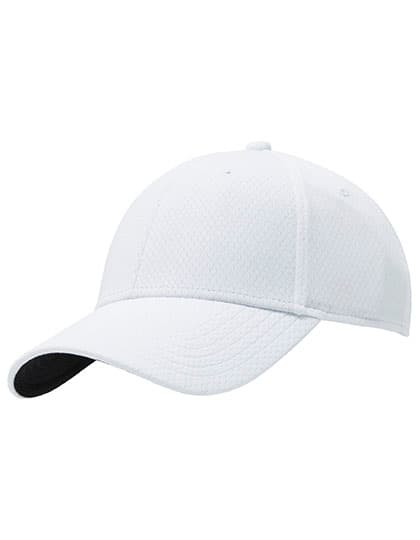 Ladies Fronted Crested Cap — White