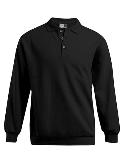 New Polo Sweater — Black