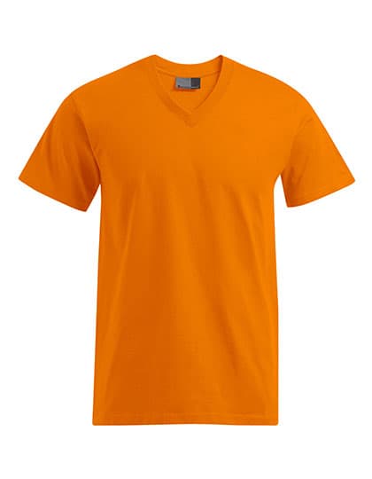 Premium V-Neck-T — Orange