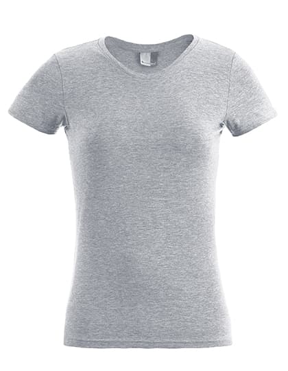 Women´s Slim Fit-T — Sports Grey (Heather)
