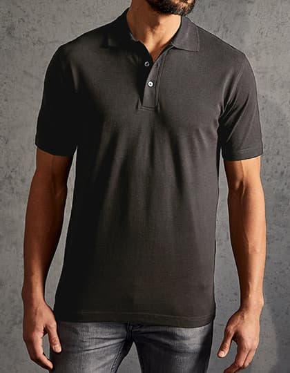 Men´s Superior Polo — Charcoal (Solid)