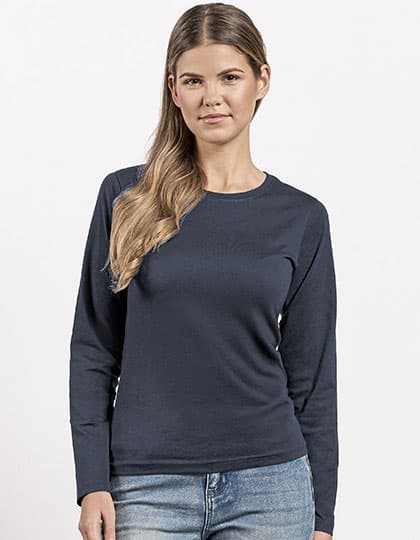 Women´s Premium-T Longsleeve — Navy