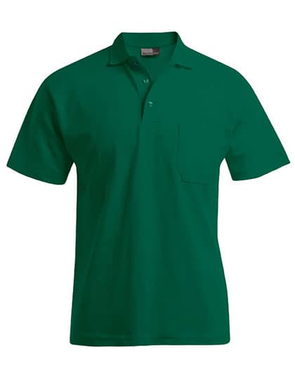Men´s Heavy Polo Pocket — Forest