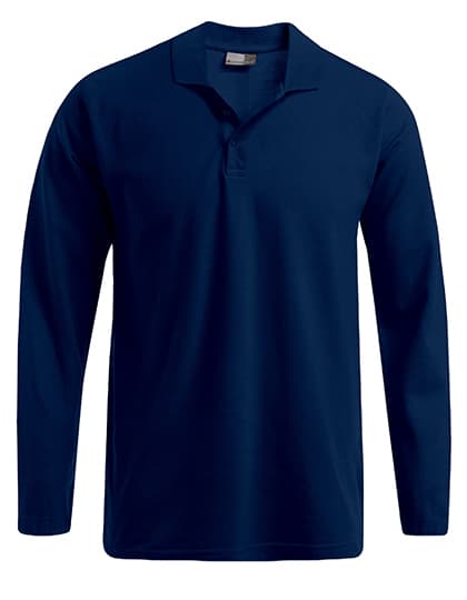 Men´s Heavy Polo Long Sleeve — Navy