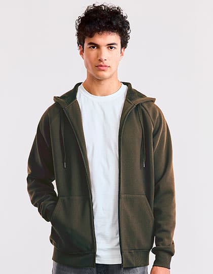 Unisex Heavy Hoodie Jacket — Dusty Khaki