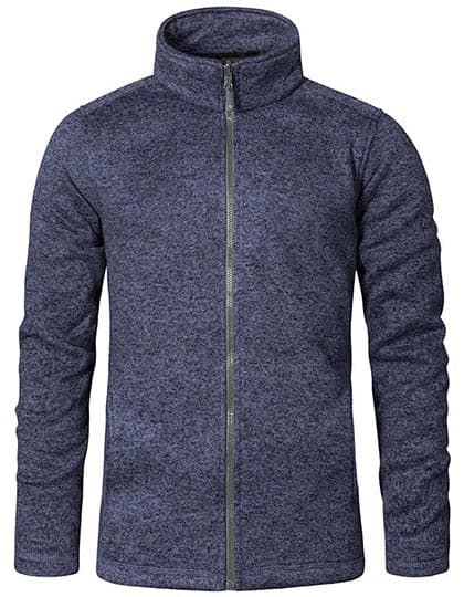 Men´s Knit Fleece Jacket C+ — Heather Blue