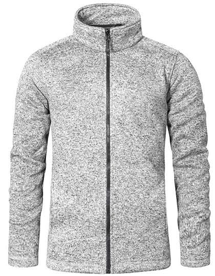 Men´s Knit Fleece Jacket C+ — Heather Grey