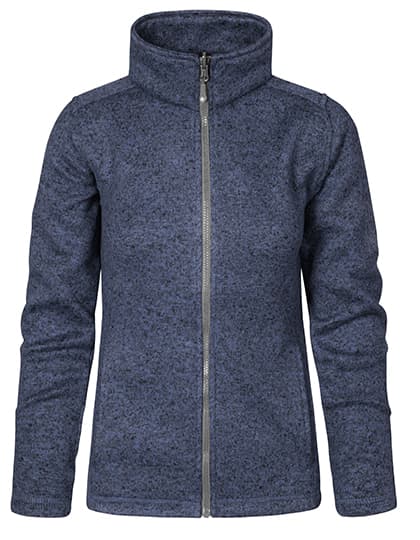 Women´s Knit Fleece Jacket C+ — Heather Blue