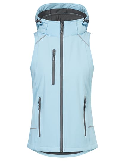 Women´s Softshell Vest — Ice Blue