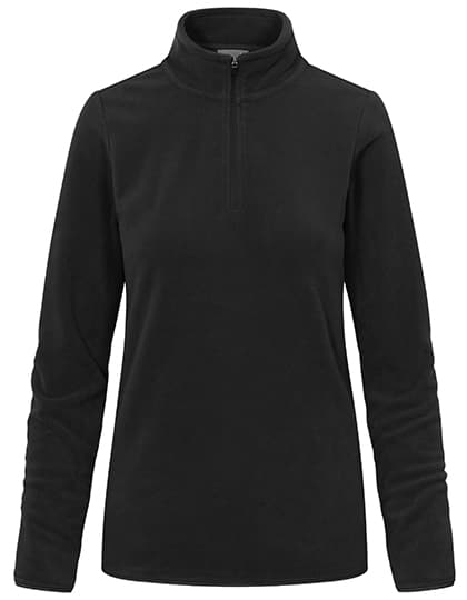 Women´s Recycled Fleece Troyer — Black