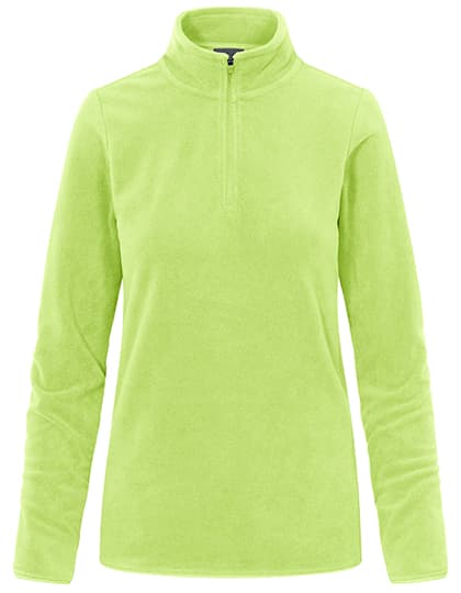 Women´s Recycled Fleece Troyer — Lime Green