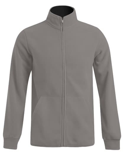 Men´s Double Fleece Jacket — Light Grey (Solid)
