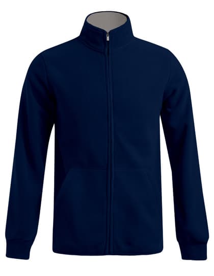 Men´s Double Fleece Jacket — Navy