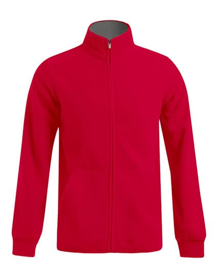 Men´s Double Fleece Jacket — Red