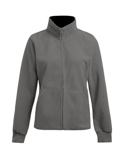 Women´s Double Fleece Jacket — Light Grey (Solid)