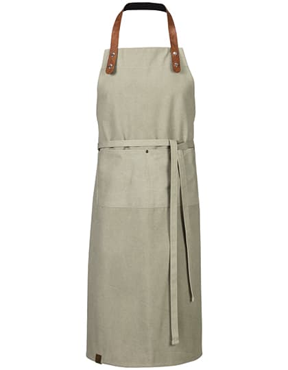 Latzschürze Canvas 75 x 100 cm — Olive Washed
