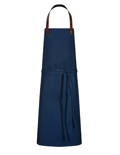 Latzschürze Canvas 75 x 100 cm — Royal Blue Washed