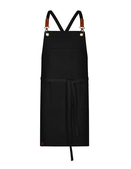 Latzschürze Canvas — Black